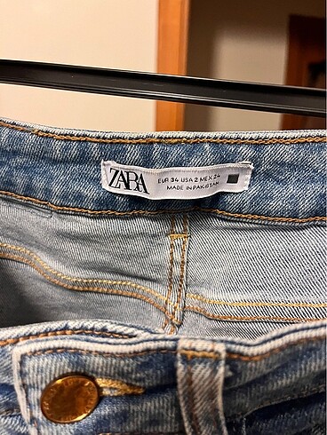 Zara İspanyol paça jean