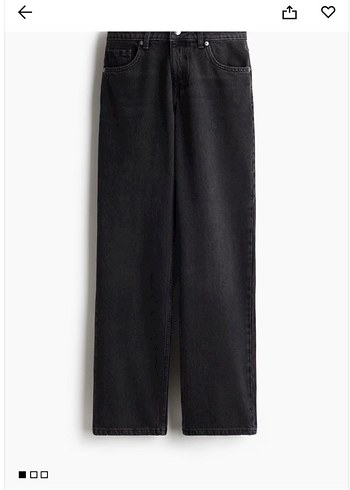 H&M Siyah Pantolon Jean