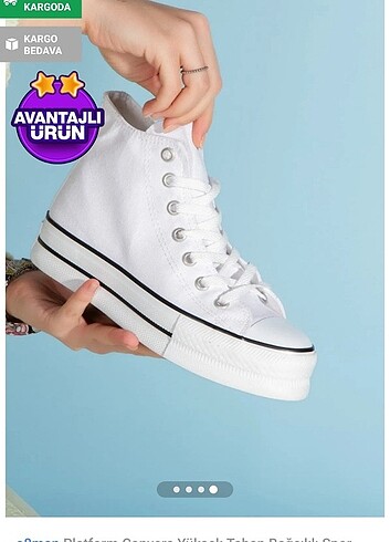 Kadın Beyaz Converse 