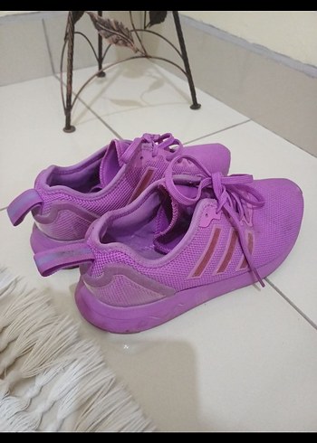 Adidas zxflux Mor Bağcıklı Kadın Spor Ayakkabı