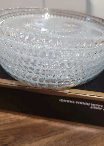 Tatlı Tabağı Cam - Görsel 2