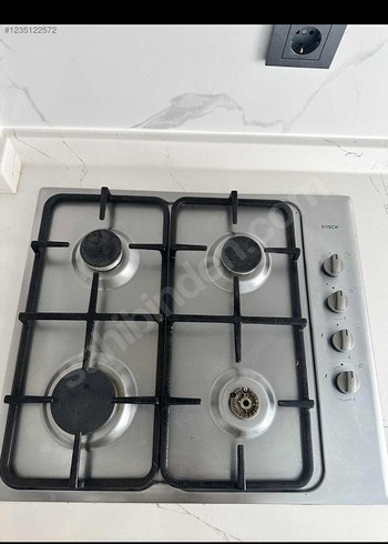 Beden Renk Gri Duvar Tipi Mutfak Davlumbazı ve Ocak