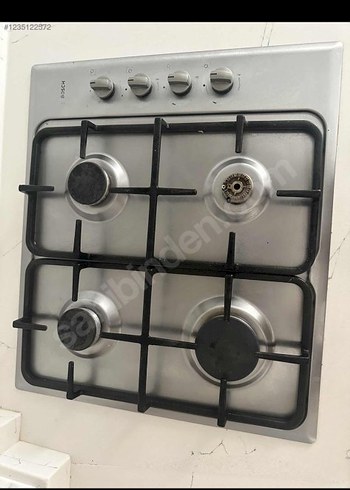 Bosch Gri Duvar Tipi Mutfak Davlumbazı ve Ocak