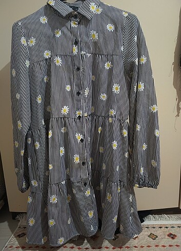 xl Beden Papatyalı tunik gömlek/ elbise
