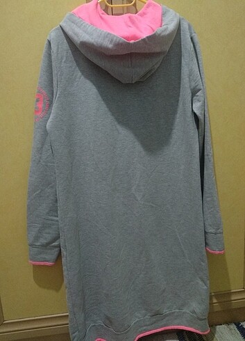 m Beden Pembe Gri Tunik