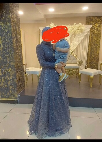 Tesettür abiye elbise 