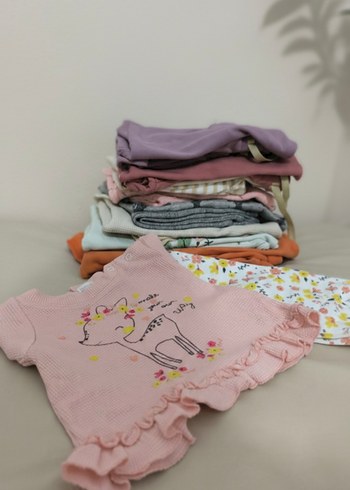 kız bebek giyim uzun kollu takimlar - Görsel 3