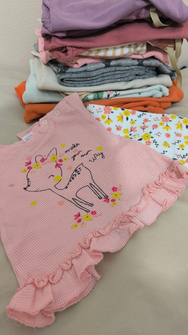 kız bebek giyim uzun kollu takimlar - Görsel 2