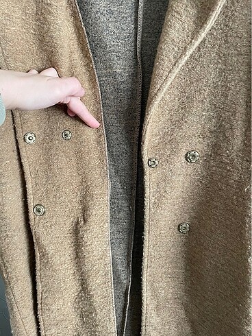Fabrika People by fabrika oversize camel yün palto
