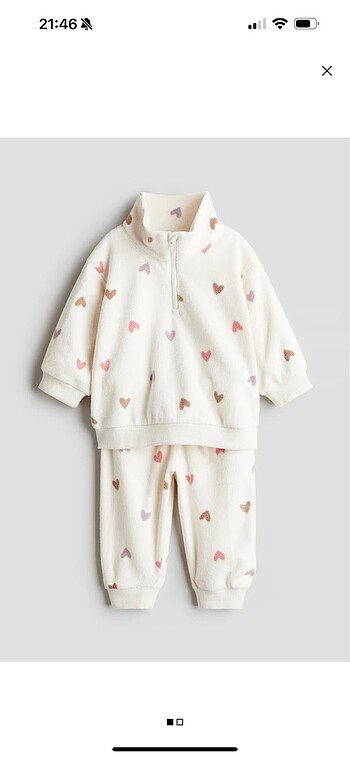 H&M ikili muflon set (polarlı)