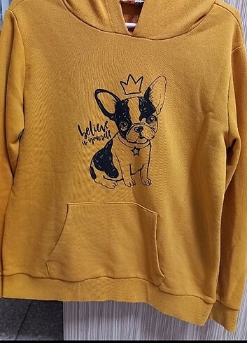 Bayan kapşonlu sweatshirt koton