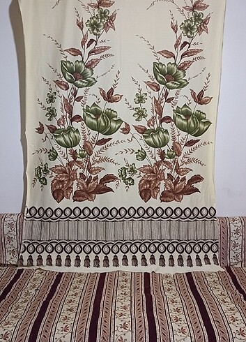 Tasarımcı Vintage etnik desenli perde 43 yıllık anne çeyizi tasarımcı