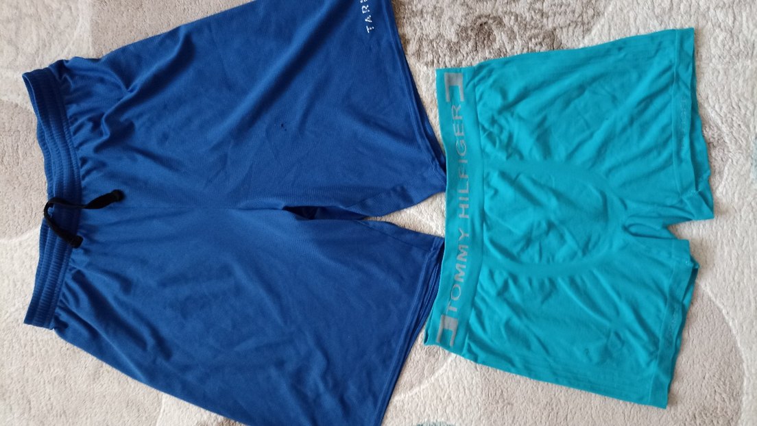 Tommy Hilfiger Mavi Erkek şort ve boxer - Görsel 4