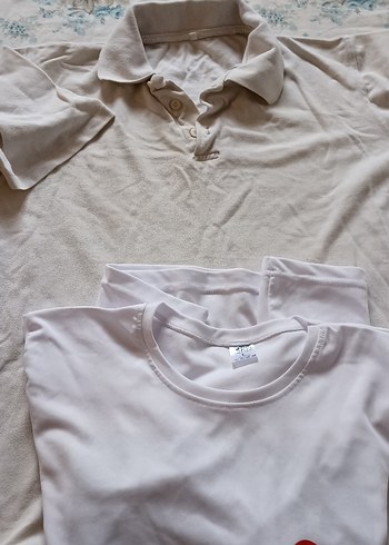 Erkek Tişörtü, Yuvarlak Yaka, Kısa Kollu ikili - Görsel 3