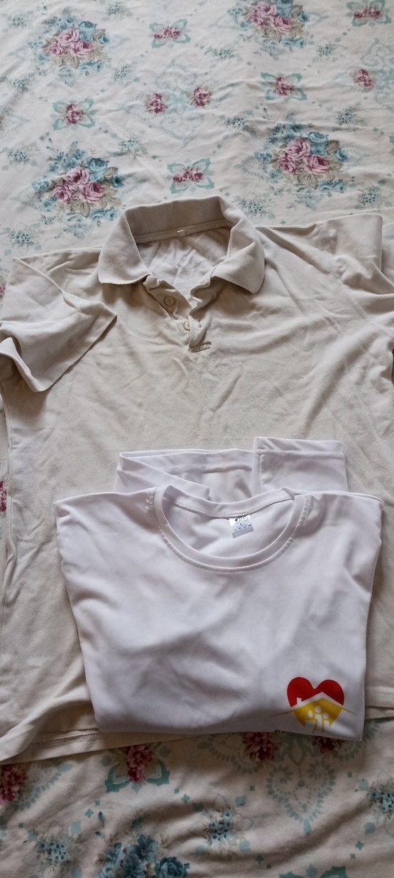 Erkek Tişörtü, Yuvarlak Yaka, Kısa Kollu ikili - Görsel 2