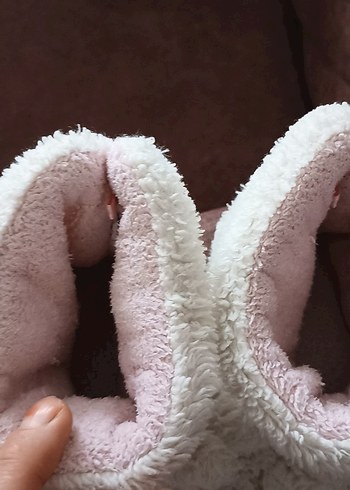 Kızlar için Beyaz Kürklü Sıcak Ev botu - Görsel 3