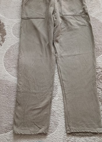 Bej Keten Rahat erkek eşofman altı - Görsel 4