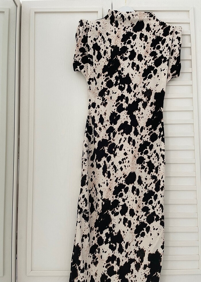 Leopar desenli elbise - Görsel 2