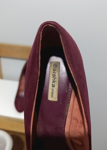 vişne çürüğü Bershka Stiletto Kadın Ayakkabı - Görsel 2