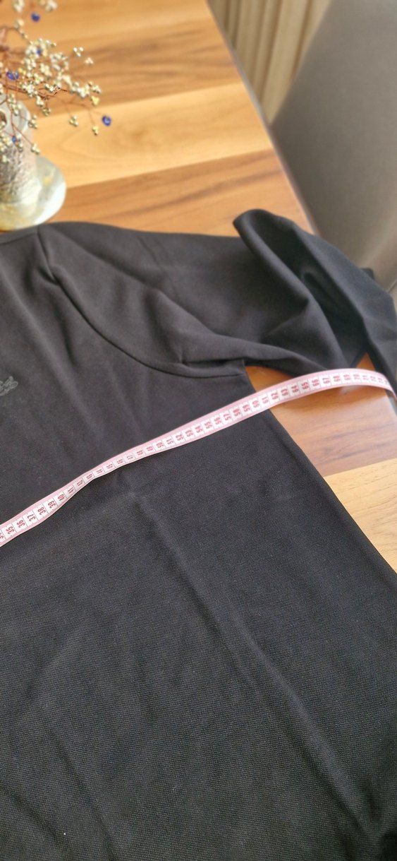 Siyah Erkek Uzun Kollu Polo sweet - Görsel 5