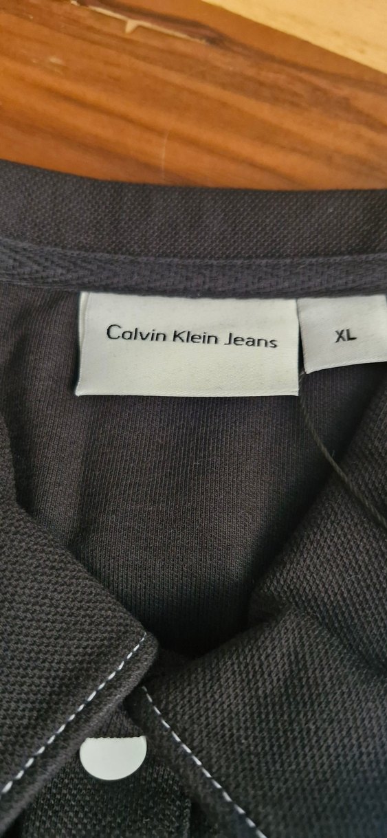 Siyah Calvin Klein Polo Tişört - Görsel 3