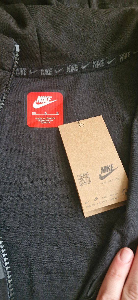Nike Siyah Fermuarlı Erkek Sweatshirt - Görsel 2