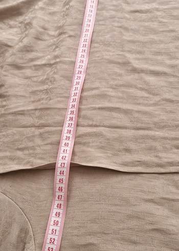 Uzun Kollu Bej tunik - Görsel 4