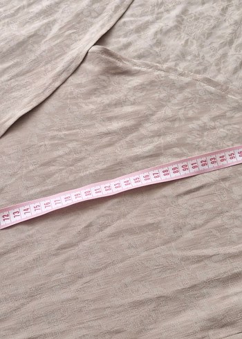 Uzun Kollu Bej tunik - Görsel 3