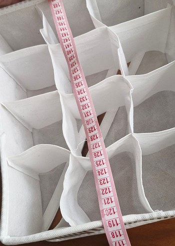 Gri Beyaz Çok Gözlü Dolap Düzenleyici - Görsel 3