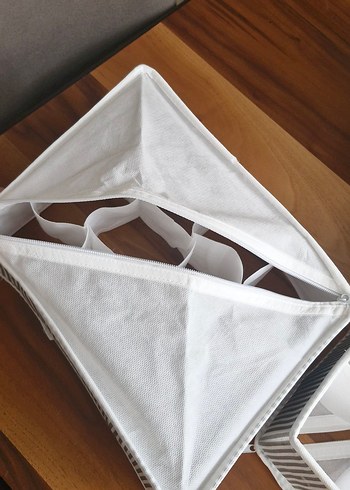 Gri Beyaz Çok Gözlü Dolap Düzenleyici - Görsel 2