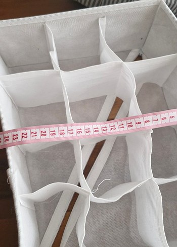 Gri Beyaz Çok Gözlü Dolap Düzenleyici - Görsel 4