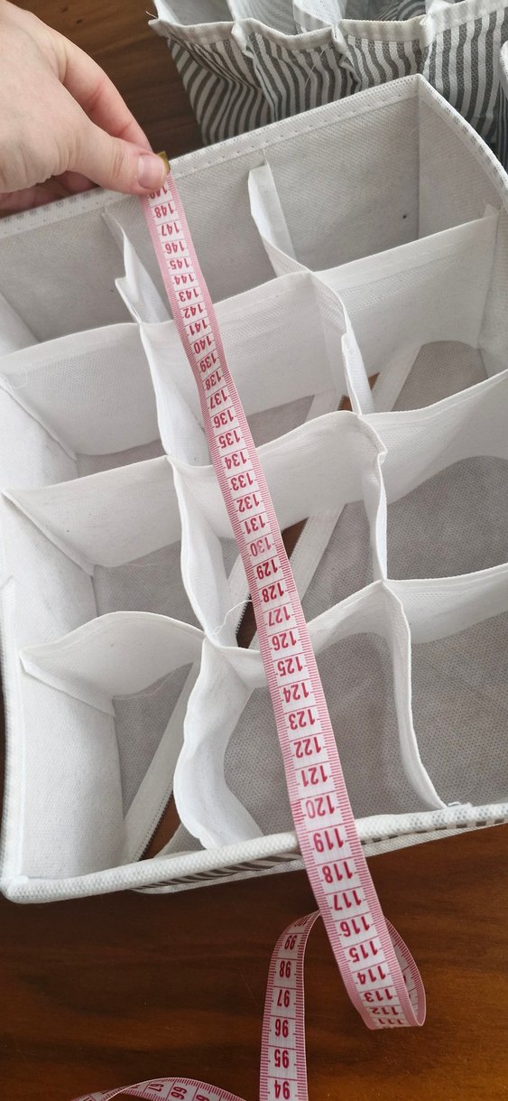 Gri Beyaz Çok Gözlü Dolap Düzenleyici - Görsel 3