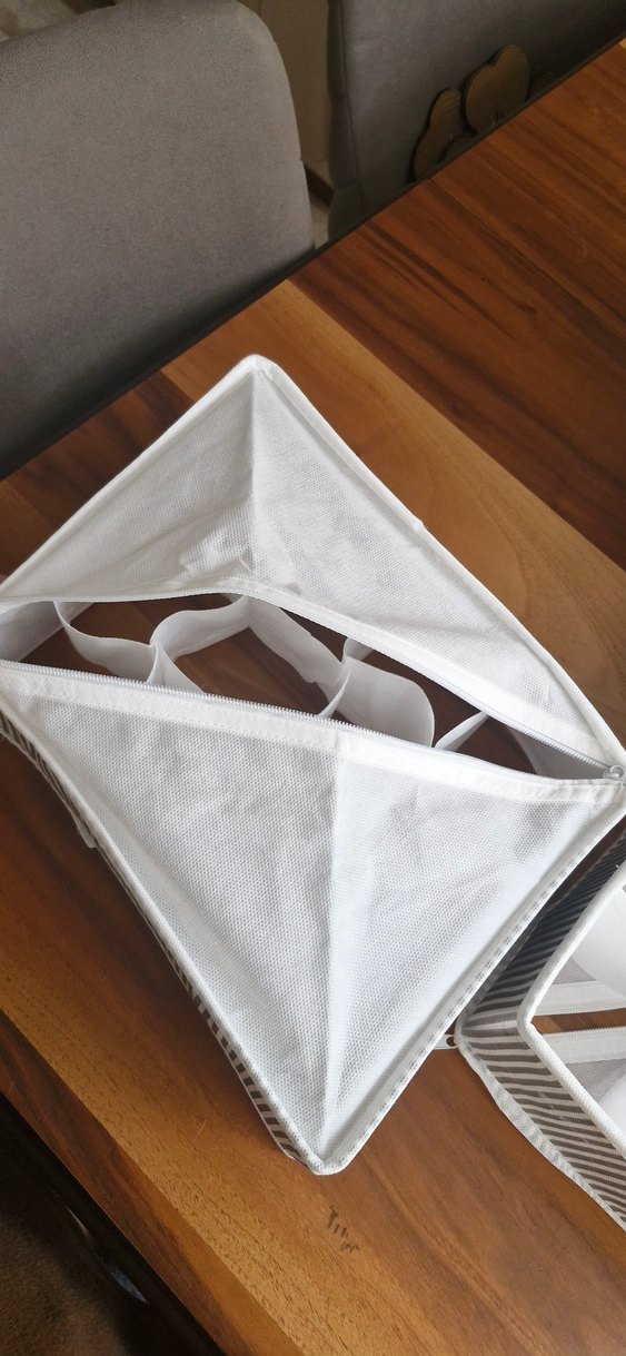 Gri Beyaz Çok Gözlü Dolap Düzenleyici - Görsel 2