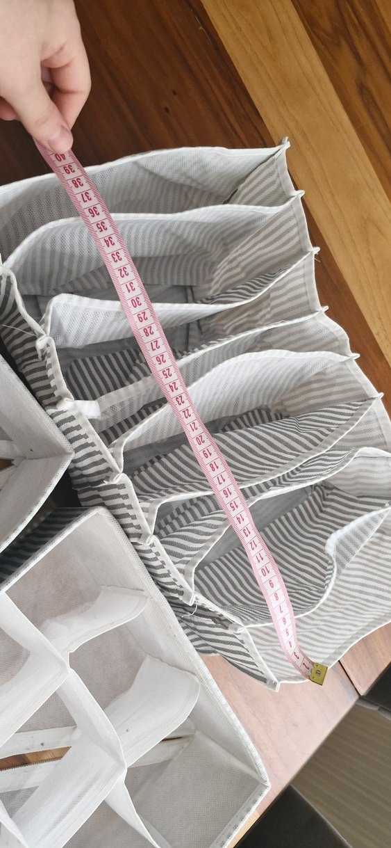 Gri Beyaz Çok Gözlü Dolap Düzenleyici - Görsel 5