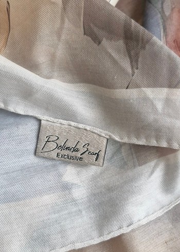 Bohem Tarzda Bej Pastel Kadın Şal - Görsel 2