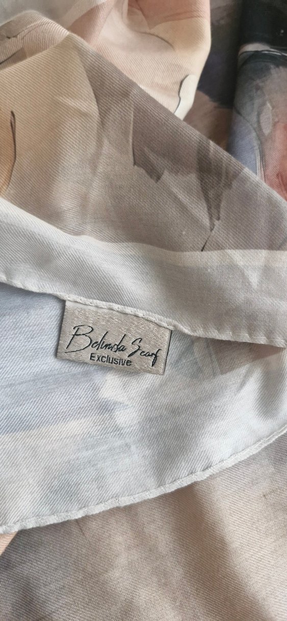 Bohem Tarzda Bej Pastel Kadın Şal - Görsel 2