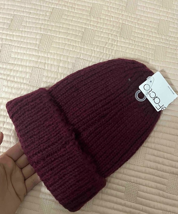 Bordo Örgü Kadın Bere - Special - Görsel 2