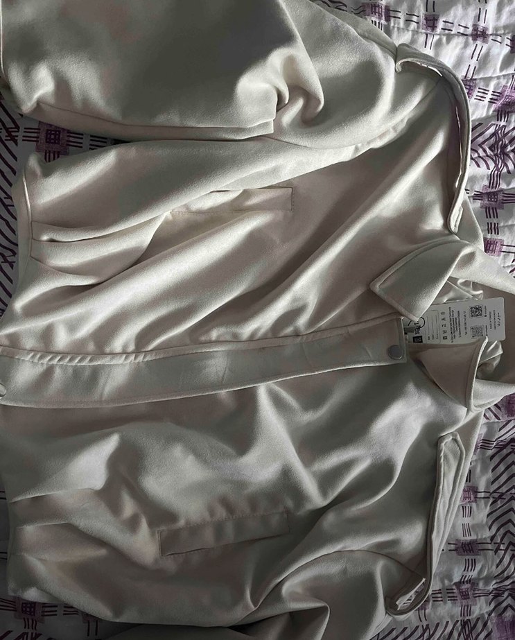 Oversize Süet Bomber Ceket - Görsel 3