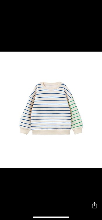 Zara 9-12 ay sweatshirt