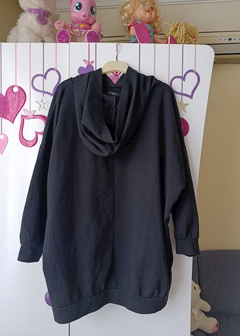 Siyah Lakers Kapüşonlu Oversize Sweatshirt - Görsel 3