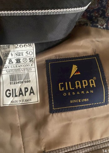 Camel Renk Vintage Erkek takım elbise