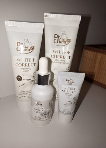 Dr. C.Tuna White+ Correct Erkek Cilt Bakım Seti