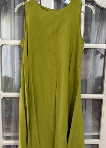 Salaş Keten Uzun Elbise - Görsel 2