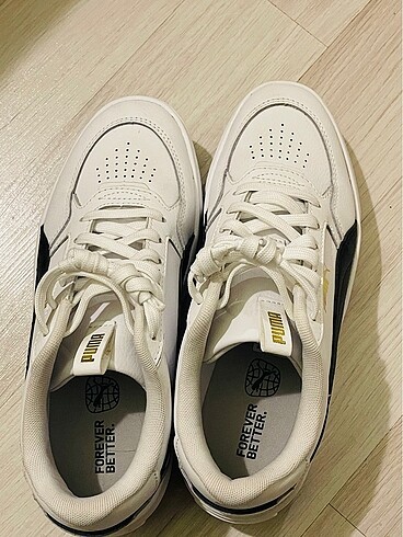 38 Beden beyaz Renk Puma original platform ayakkabı