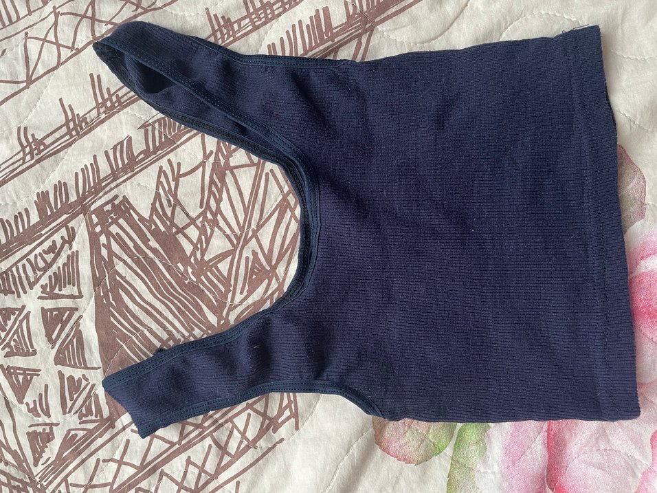 Kırmızı vr mavi Mini crop top 
(ikisinin fiyatı ) - Görsel 3