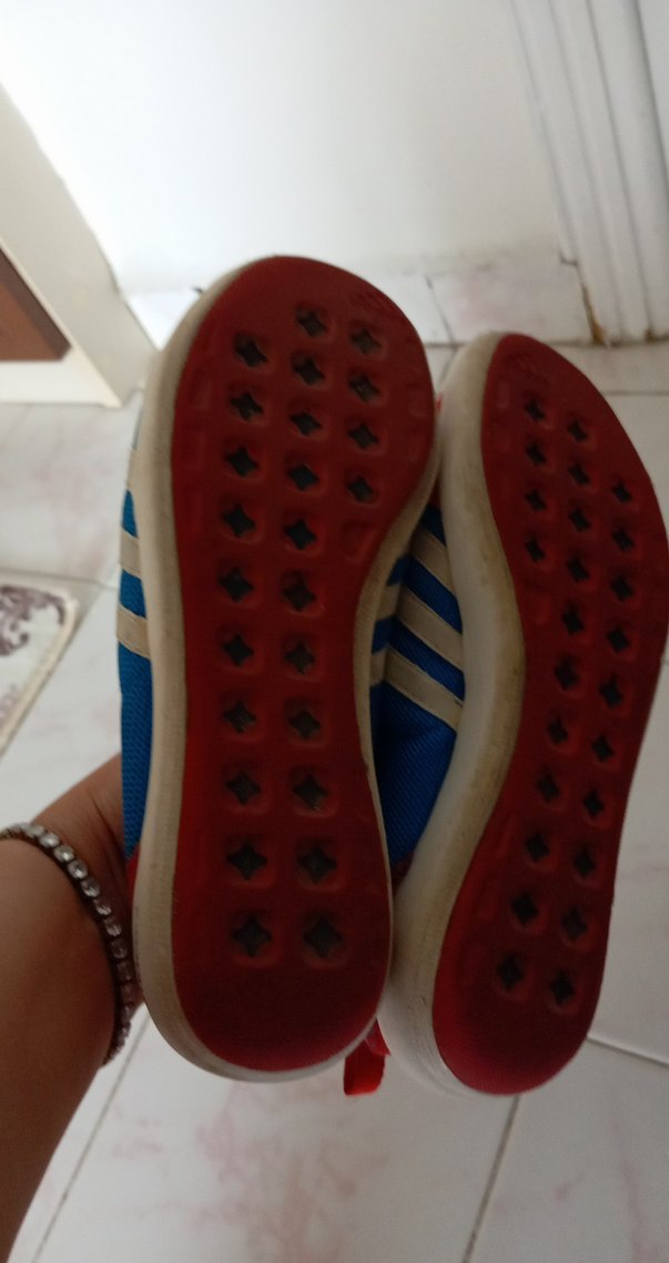 Mavi Kırmızı Kadın Spor Ayakkabı - Görsel 4