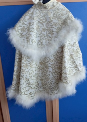 Beyaz Kürklü Nakışlı sünnet kıyafeti - Görsel 2