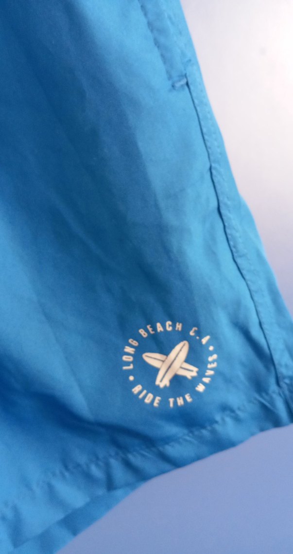 Parlak Mavi Erkek Şort Mayo - Görsel 2