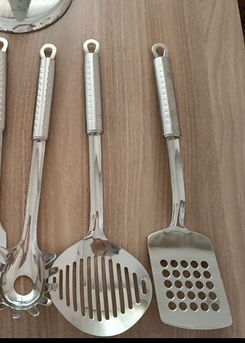 Gri Metal Mutfak Gereçleri Seti - Görsel 4