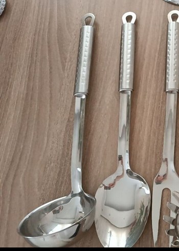 Gri Metal Mutfak Gereçleri Seti - Görsel 3